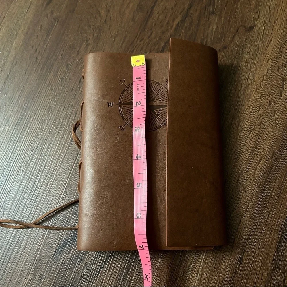 Vintage Nautical Brown Faux Leather Journal